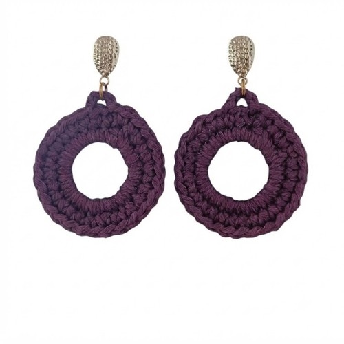 Orecchini tondi boho - boho, a