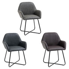 HOMCOM Set 2 Sedie Moderne per