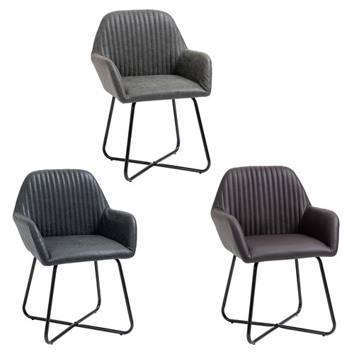 Homcom set sedie - sedie, moderne