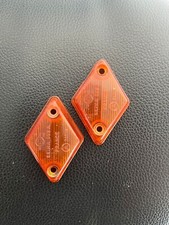 COPPIA Plastica GEMMA Lucciola Fanalino Laterale Freccia Arancio Renault R4/R5