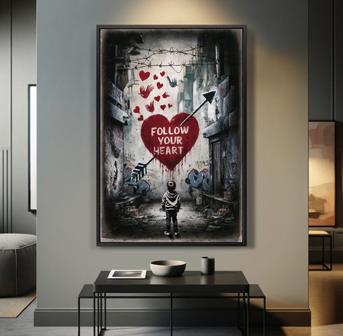 Banksy street art - street, art,