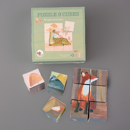 Puzzle cubes pieces - 9, –