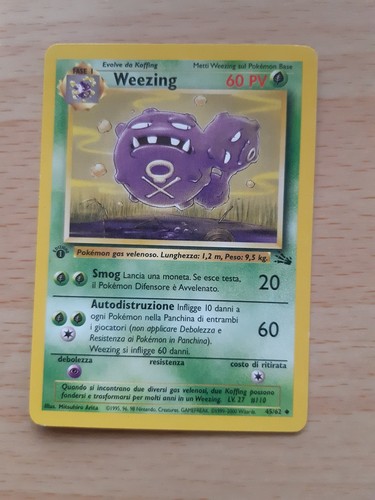 Weezing carta pokémon - 1,
