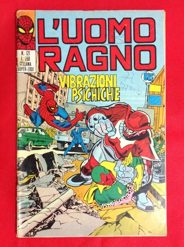 Uomo ragno 121 - ragno, corno