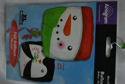 Palloncino pupazzo neve - palloncino,