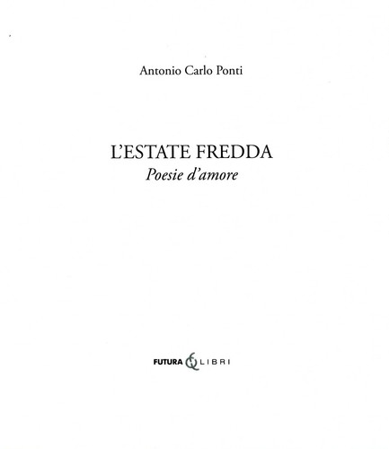 Estate fredda poesie - l'estate, fredda.