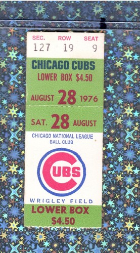 Biglietto stub rick monday - biglietto, 3h