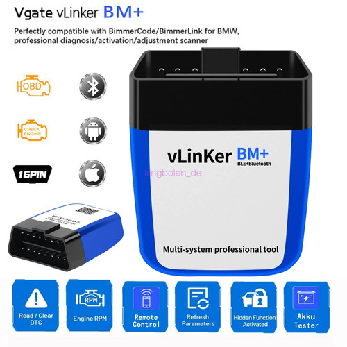 Vgate vlinker bluetooth - vgate, bm+