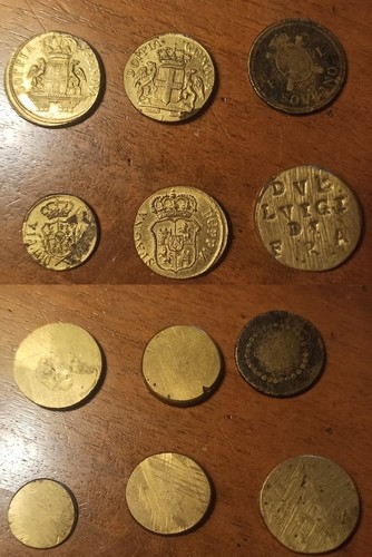 Lotto pesi monetali - pesi,