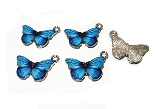 4pz ciondoli charms - , farfalla