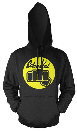 Felpa con cappuccio cobra kai - felpa,