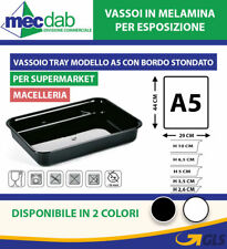 Vassoio Per Salumeria Macelleria in Melamina Vetrina Gastronomia A5 44 x 29 cm