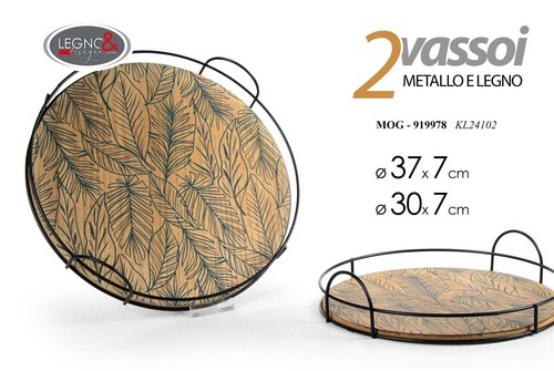 Set vassoi tondo - 2,