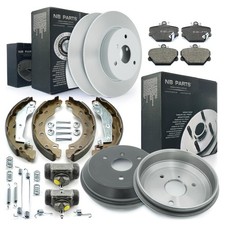 Dischi Freno Pastiglie Anteriori a Tamburo Ganasce Cilindro per Smart 450