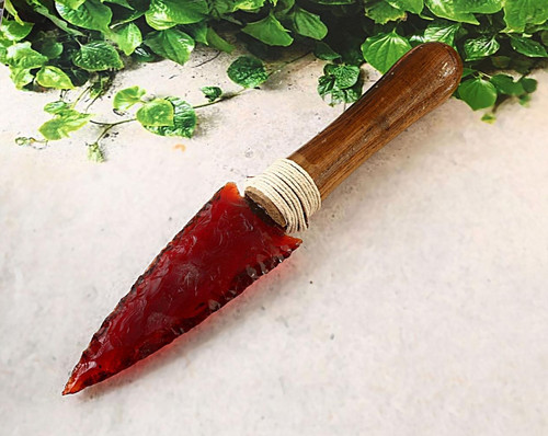 Coltello punta freccia - , vetro