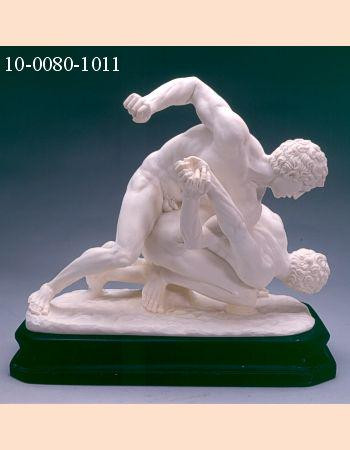 Statua lottatori polvere - lottatori, in