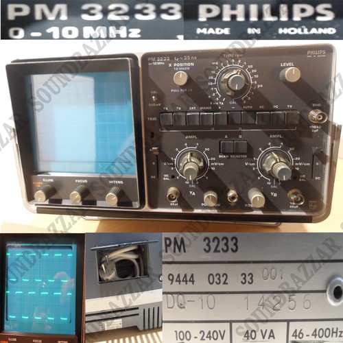Philips 3233 oscilloscopio - pm,