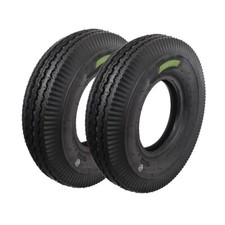 2 PNEUMATICI COPERTONI 4.00 – 8 GOMME 6 PR RUOTE RINFORZATE CARRELLO RIMORCHIO