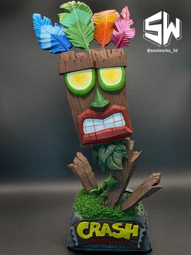 Aku crash bandicoot - crash,