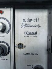Davoli Krundaal Echo Music Impianto Voci Anni 60