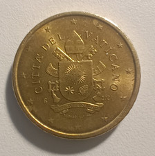 Moneta 50 centesimi di euro "Città del Vaticano" - 2021  -Circolata (268)