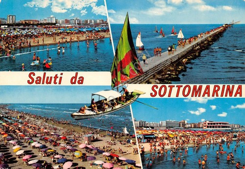 Cartolina sottomarina vedute - sottomarina,