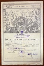 FOGLIO DI CONGEDO ILLIMITATO