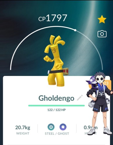 Gholdengo pokémon master - pokémon, go