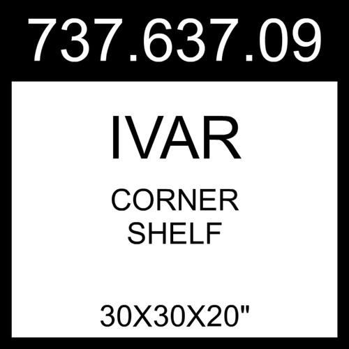 Ikea ivar corner shelf - ivar,