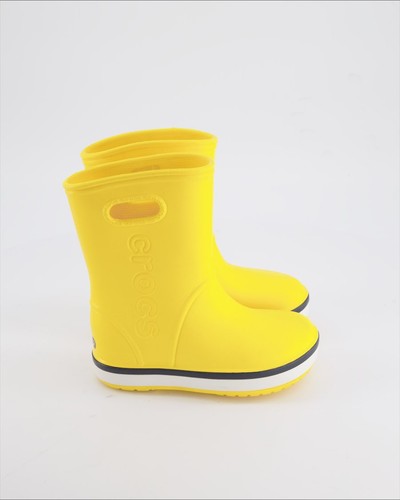 Stivaletto crocs gomma giallo - gomma,