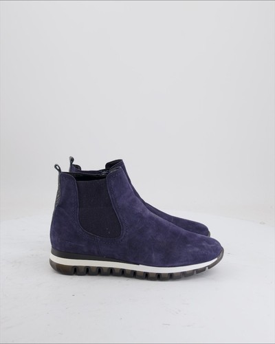 Stivaletto gabor camoscio blu - camoscio,