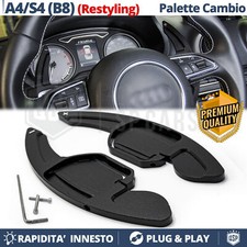 PALETTE Cambio al Volante per Audi A4 B8 11-16 Leve in Alluminio Paddle Tuning