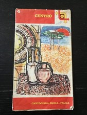 CARTOGUIDA SHELL ITALIA CENTRO 1959 CARTINA STRADALE EPOCA UMBRIA LAZIO TOSCANA