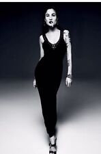 Abito Nero Lungo In Maglia