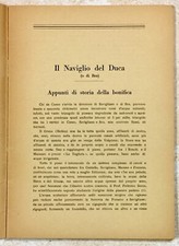 1929 IL NAVIGLIO DEL DUCA BRA APPUNTI DI STORIA DELLA BONIFICA CUNEO Italo Sacco