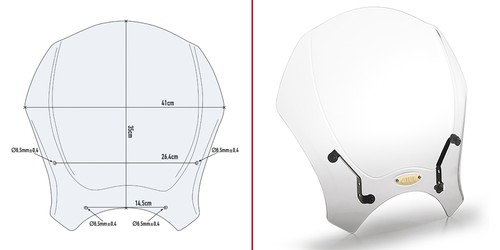 Givi 140a cupolino universal - givi,