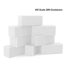 8pcs HO Scale 20ft 1:87