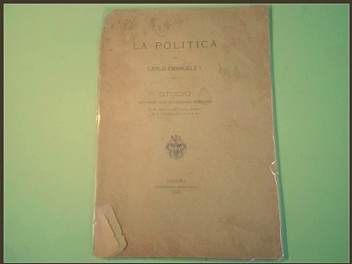 Politica carlo emanuele - la,