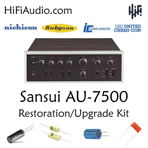 Sansui 7500 ricostruzione - au-7500,