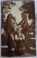 CARTOLINA COSTUME SARDO VIAGGIATA VISIONI DI SARDEGNA DESULO LE COMARI 1935 RARA