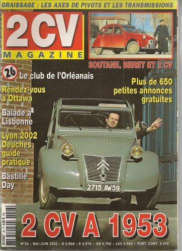 2cv magazine citroen 2cv6 - magazine,