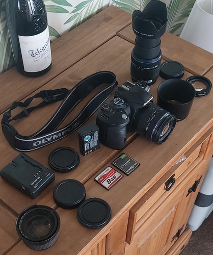 Olympus 520 kit - olympus, corpo
