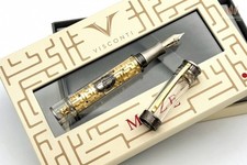 PENNA STILOGRAFICA VISCONTI EDIZIONE LIMITATA LABIRINTO CON FINITURE DORATE MAGNIFICO DESIGN!!!