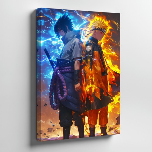 Poster naruto sasuke anime - naruto, e