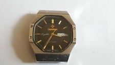 VINTAGE molto raro OVARAS cristallo automatico T swiss made T ETA 2836-2 oro p. mvt