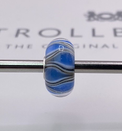 Trollbeads perlina piccola - trollbeads, blu