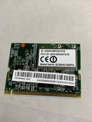 Broadcom bcm94318mpg 802 - bcm94318mpg, 802.11