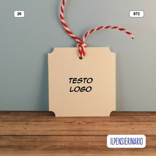 Cartellini personalizzati - 50,