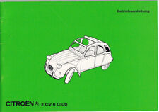 CITROEN 2 CV 6 Club Manuale