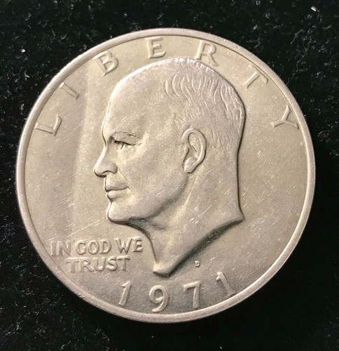 1971 eisenhower 1 one - eisenhower, $1